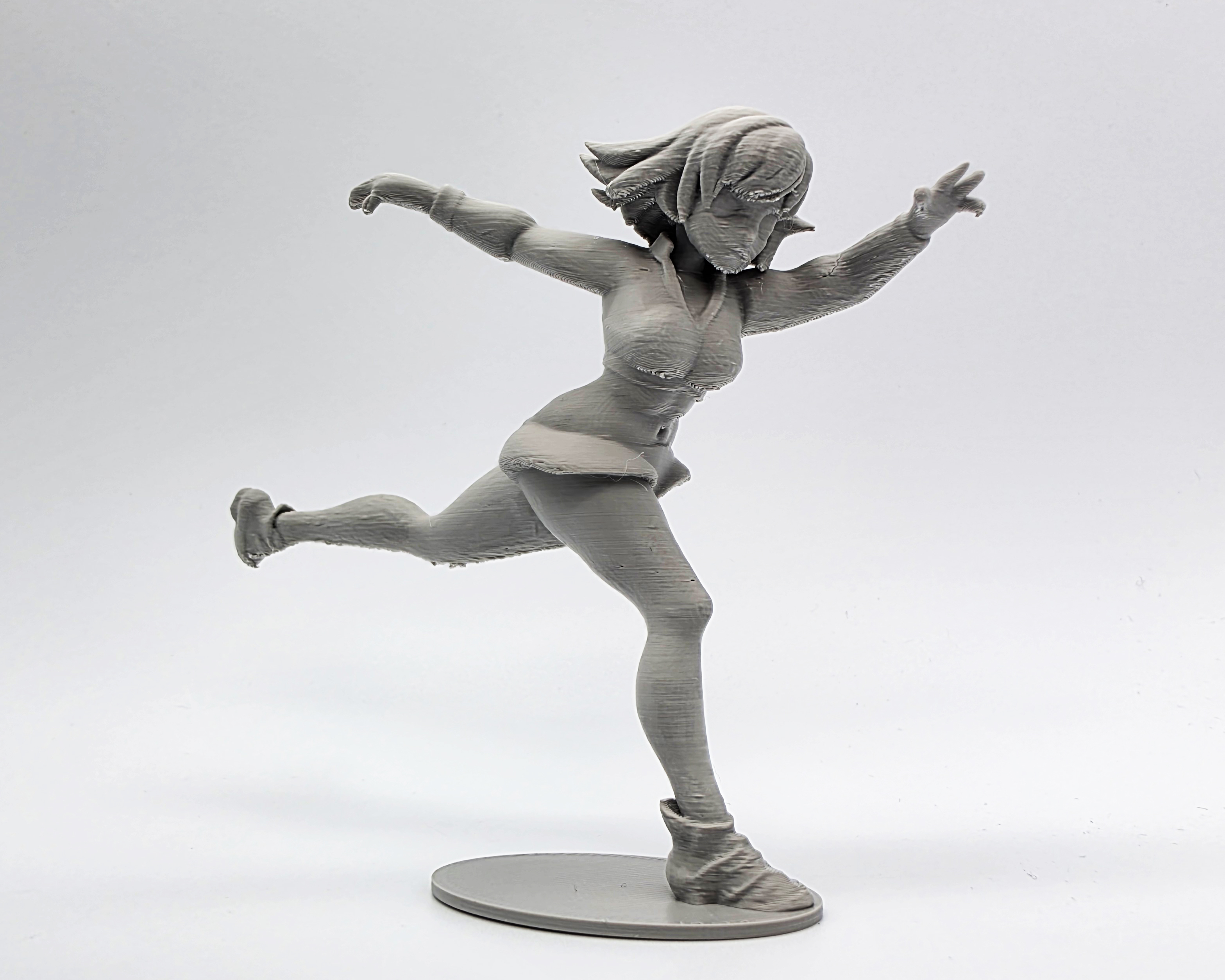 Female Leaping Figurine