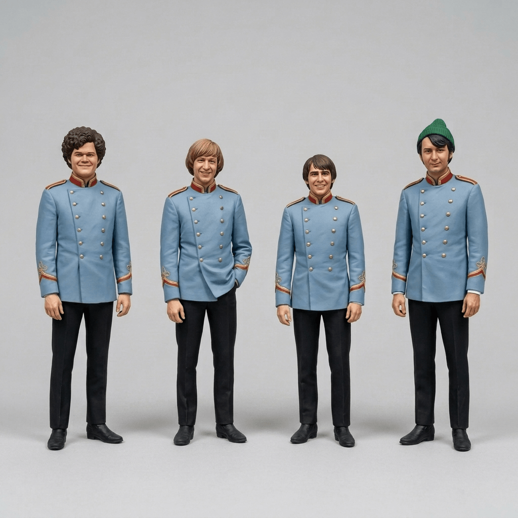 The Monkees - Micky, Peter, Davy and Michael - 1966