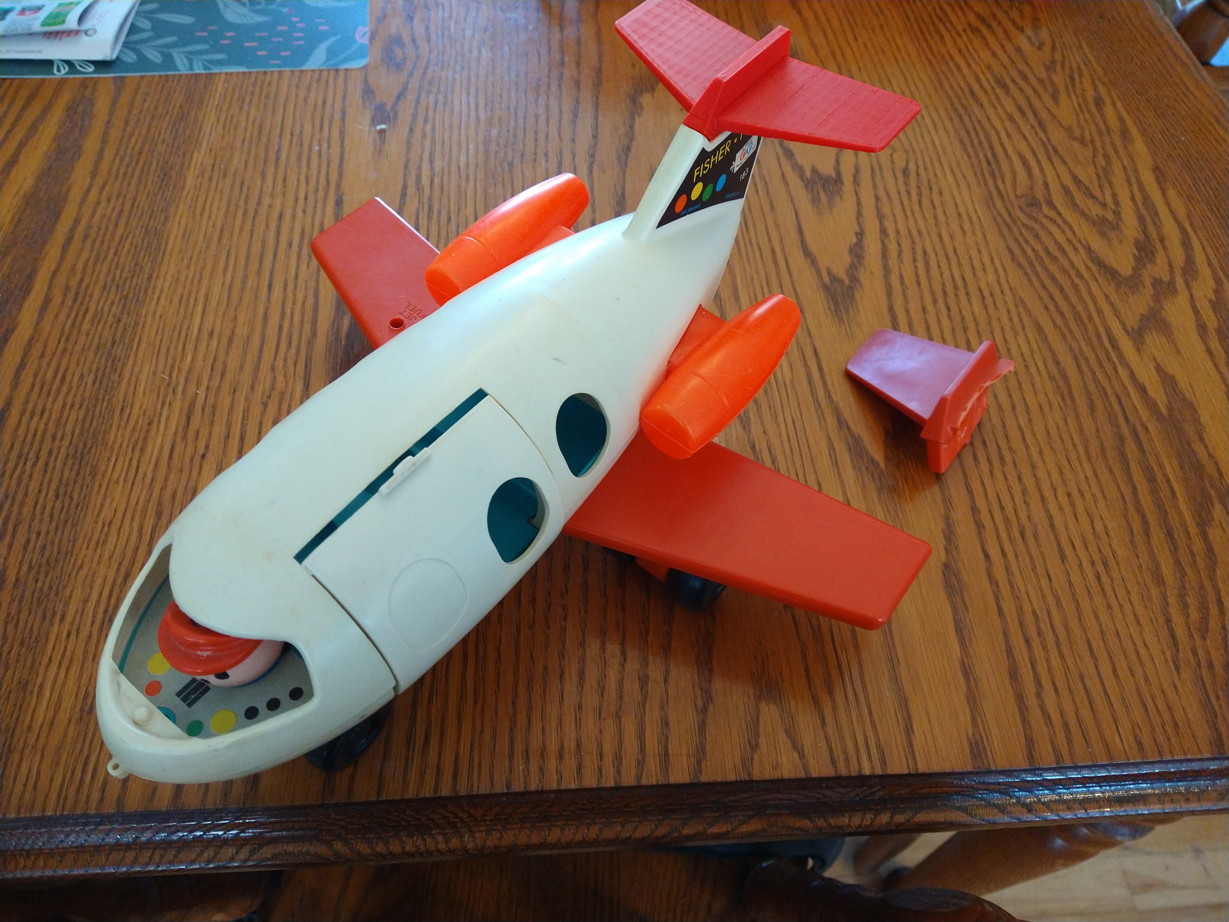 Fisher Price plane tail
