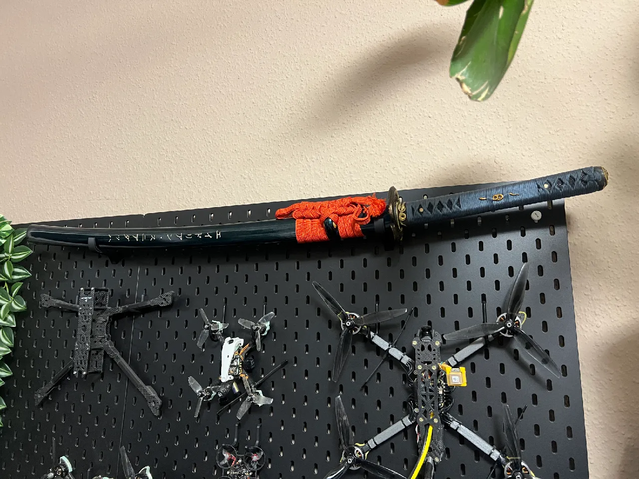 Katana Holder for IKEA Skadis Pegboard - Remix/Reinforced by