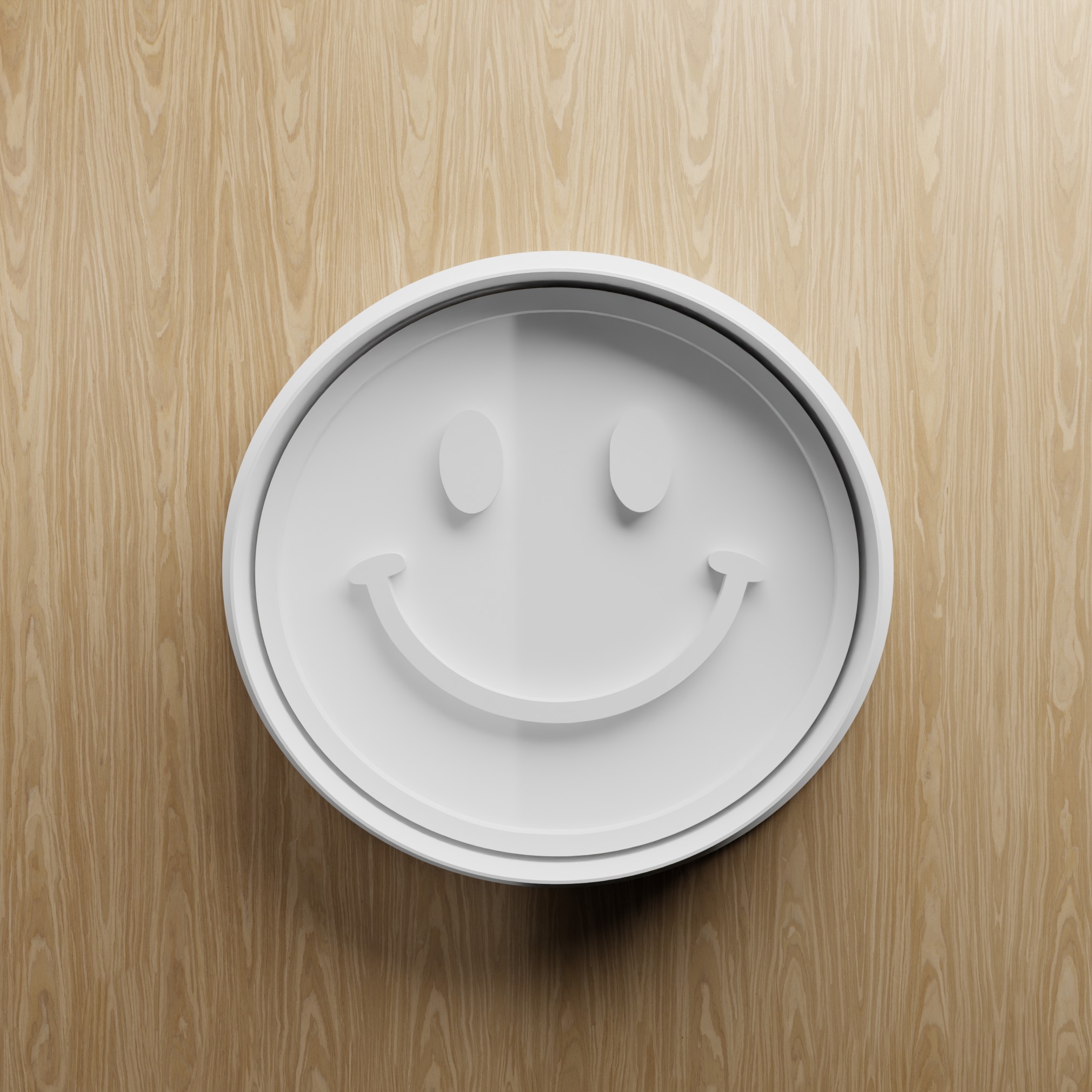 Smiley Face Cookie Cutter STL | Happy Face Fondant Cutter | 3D Printable Baking File