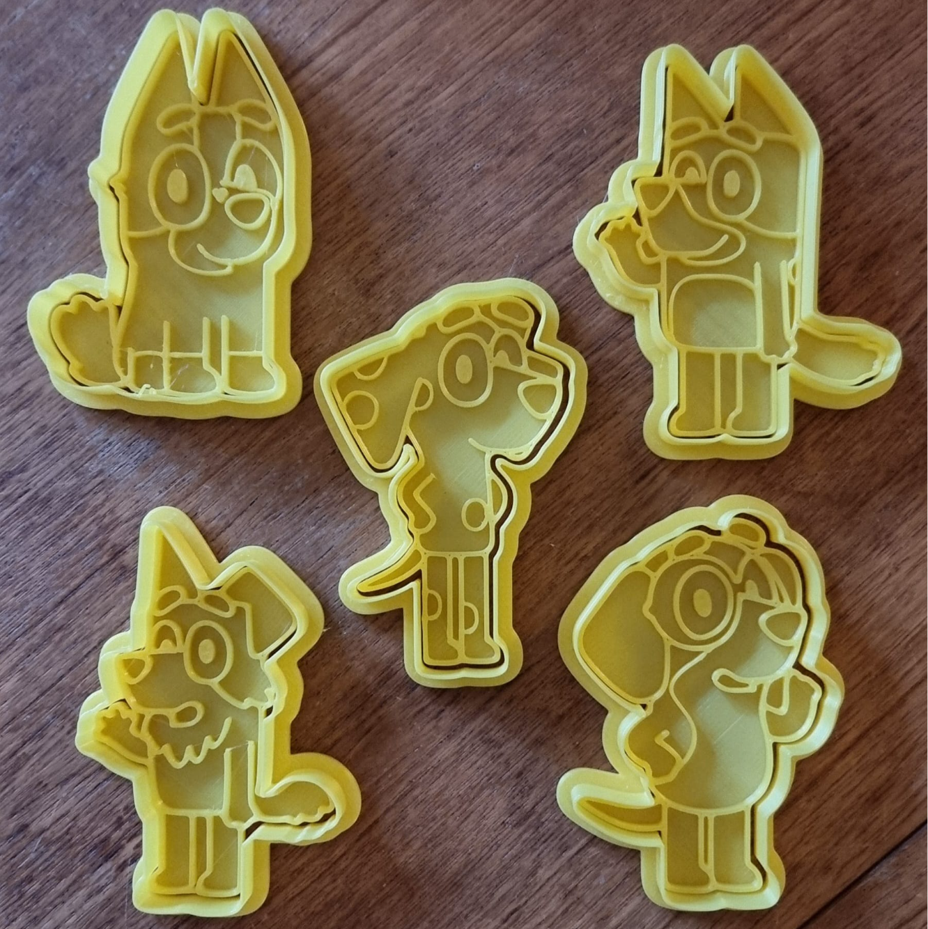 Bluey Cookie Cutter Set - Set of 5 (Set 1)