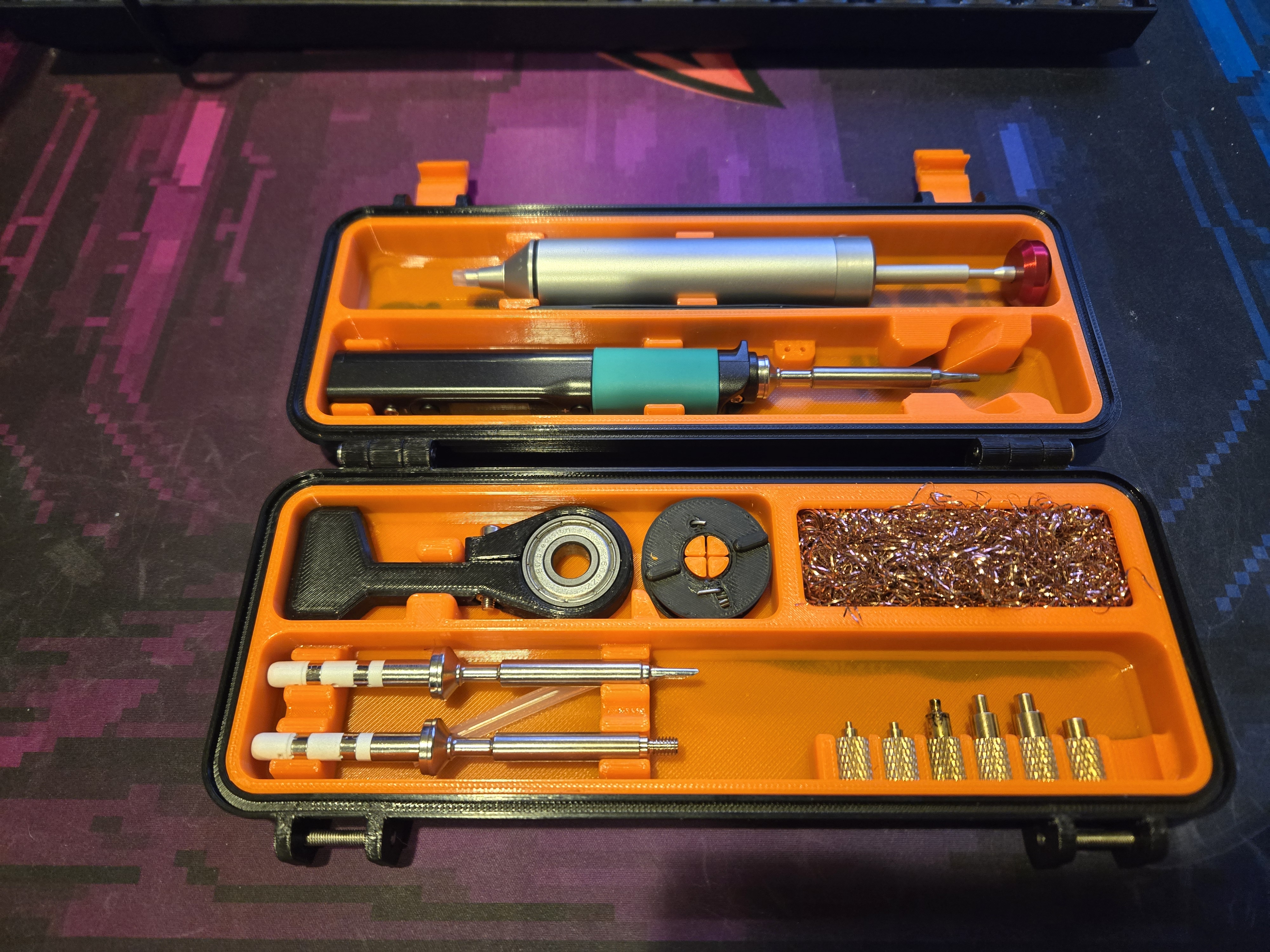 Aliexpress Heat-set insert tip case for Rugged MultiPart Pincil/TS100 Case