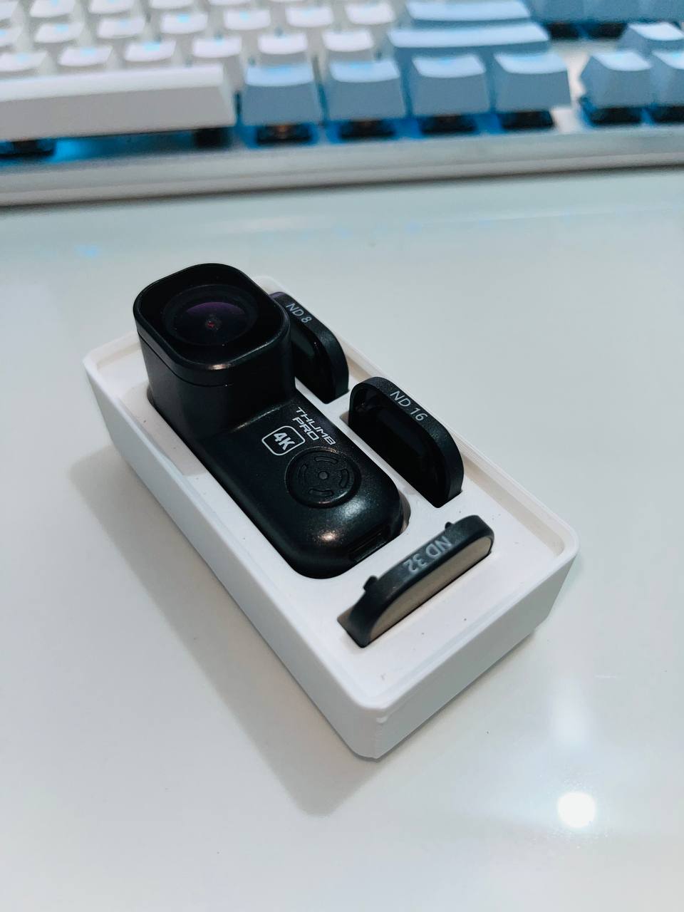 RUNCAM THUMB PRO 4k holder with ND FILTER SLOT GRIDFINITY