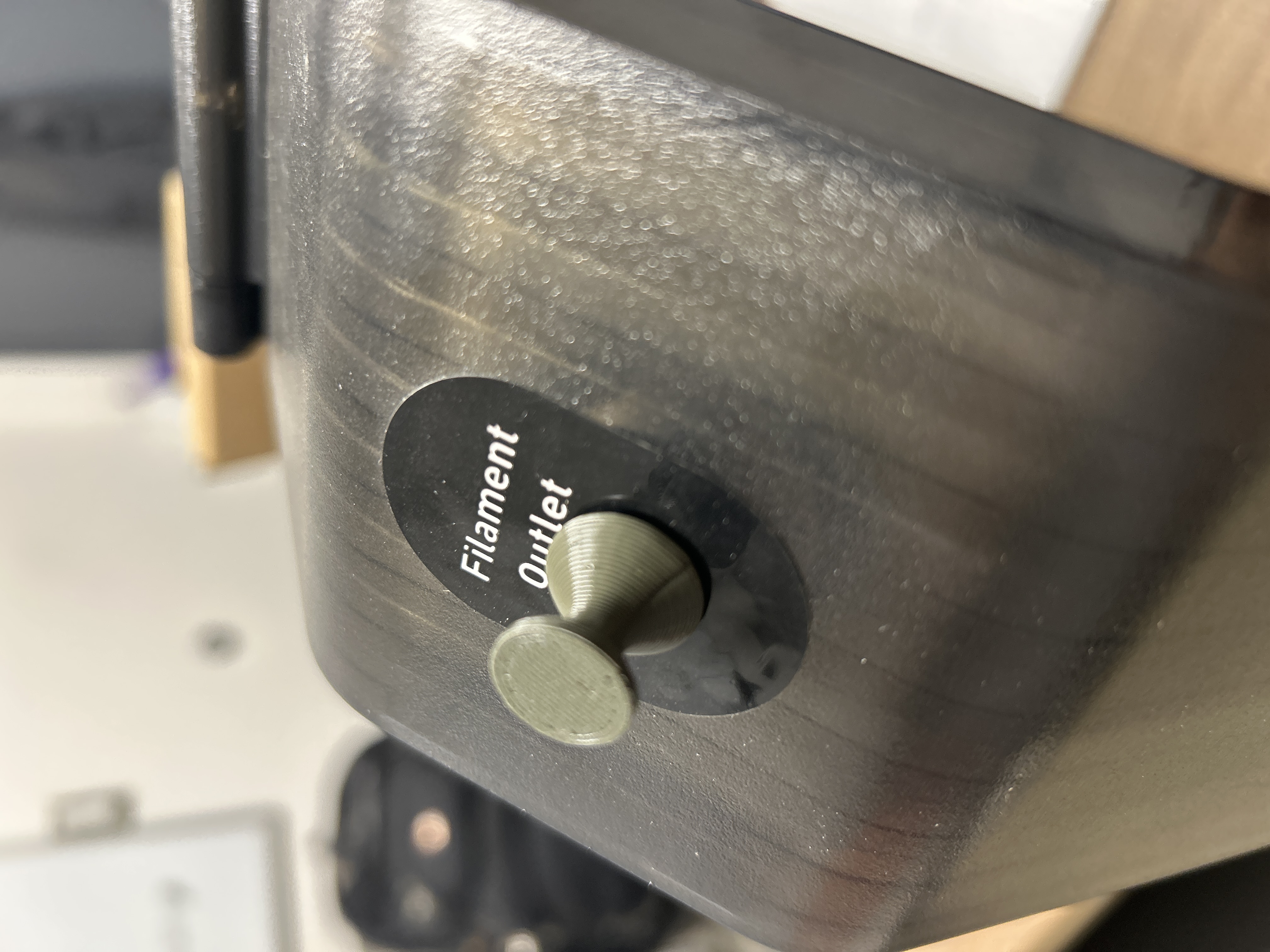 Cap for D1 filament dryer from R3D