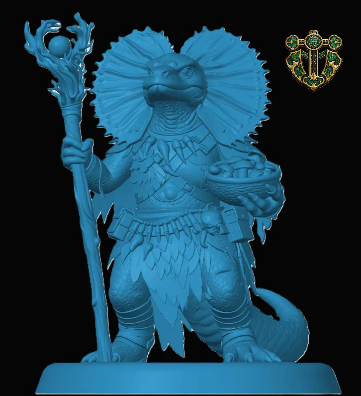 Lizardfolk Druid — miniatura 3