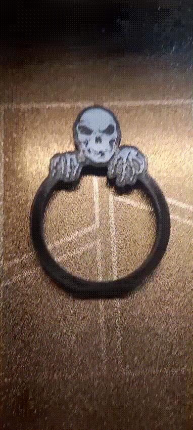 Caveira Halloween porta guardanapo -Sem MMU