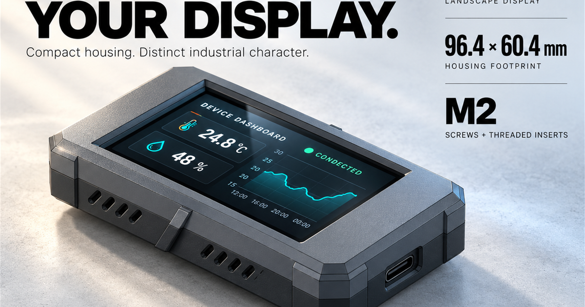 Enclosure Case for ESP32 2.8 inch Display (ESP32E) – Base + Lid by MS ...