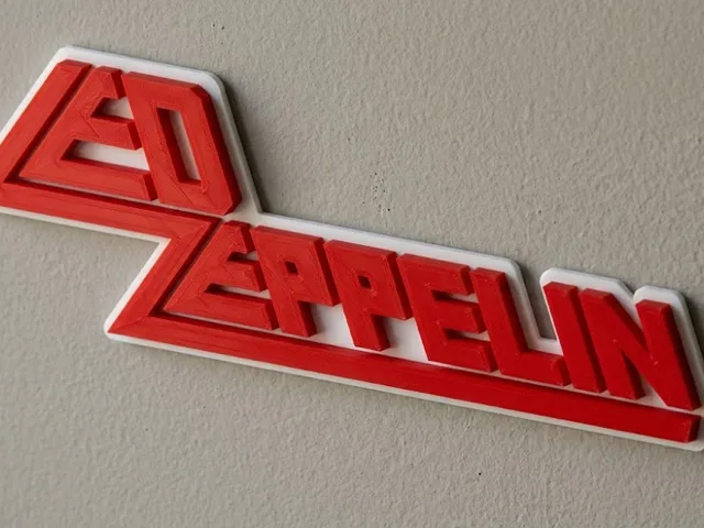 Led Zeppelin Custom Geometric Display Plaque