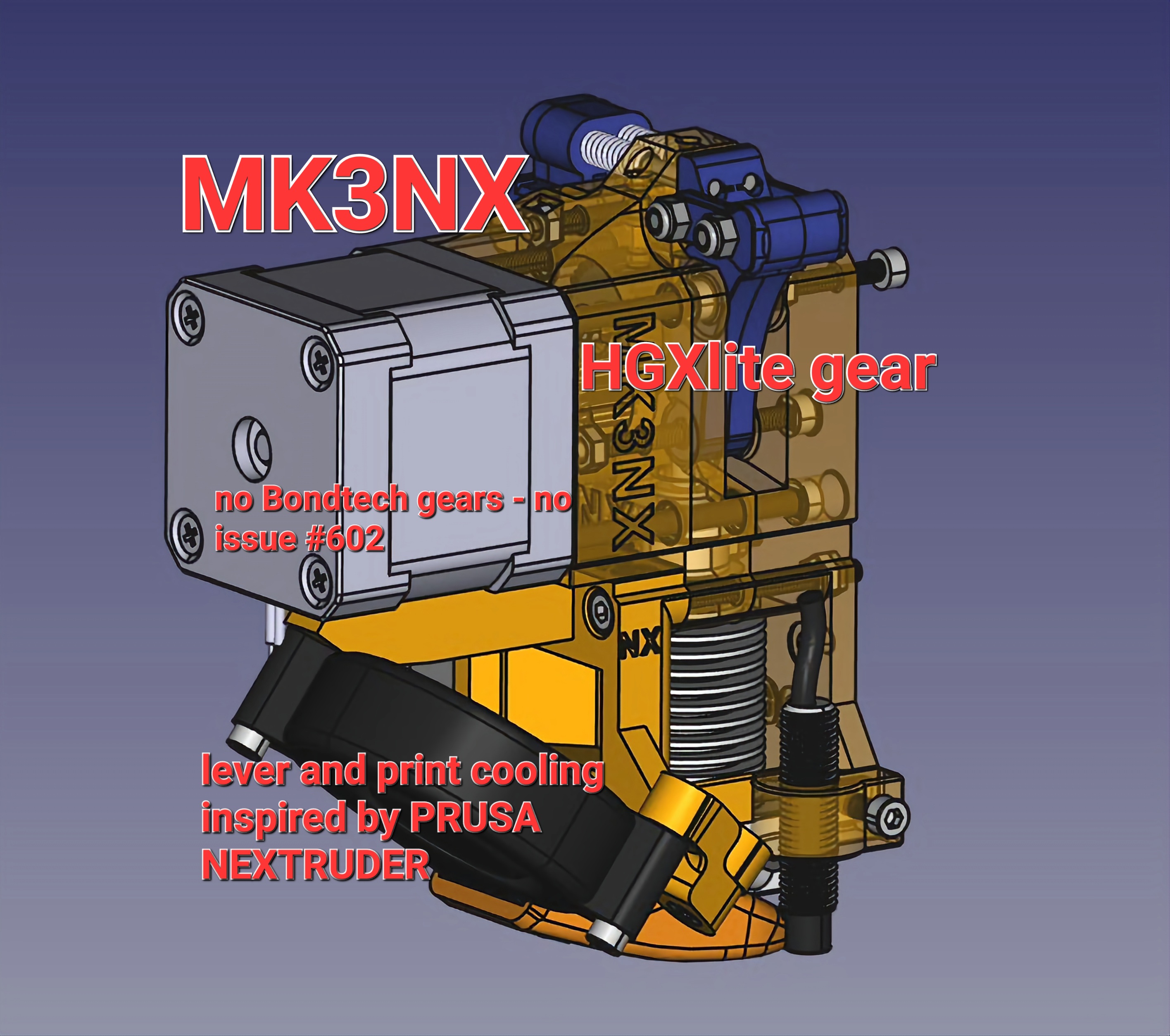 MK3NX extruder