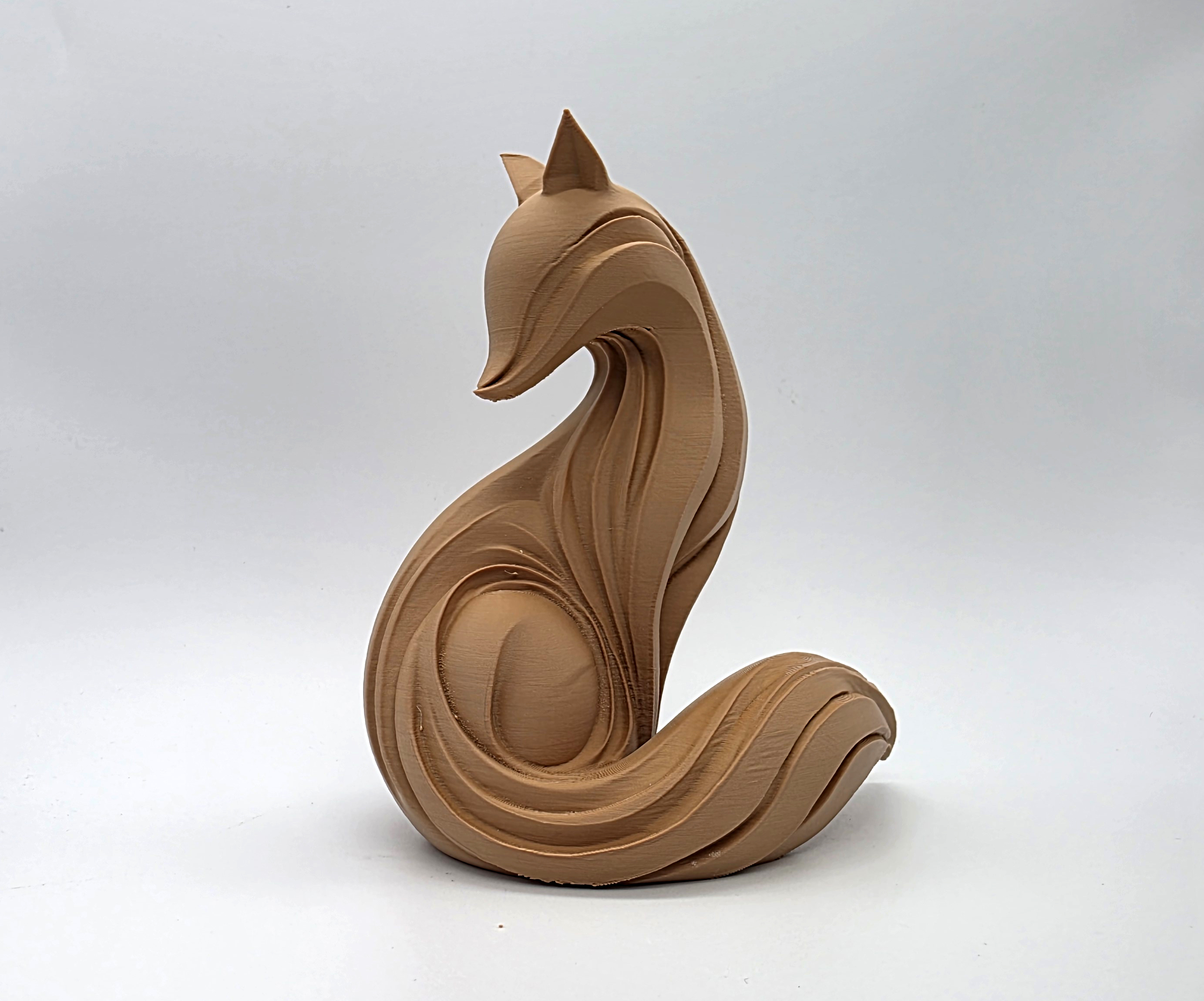Slender Fox Sculpture
