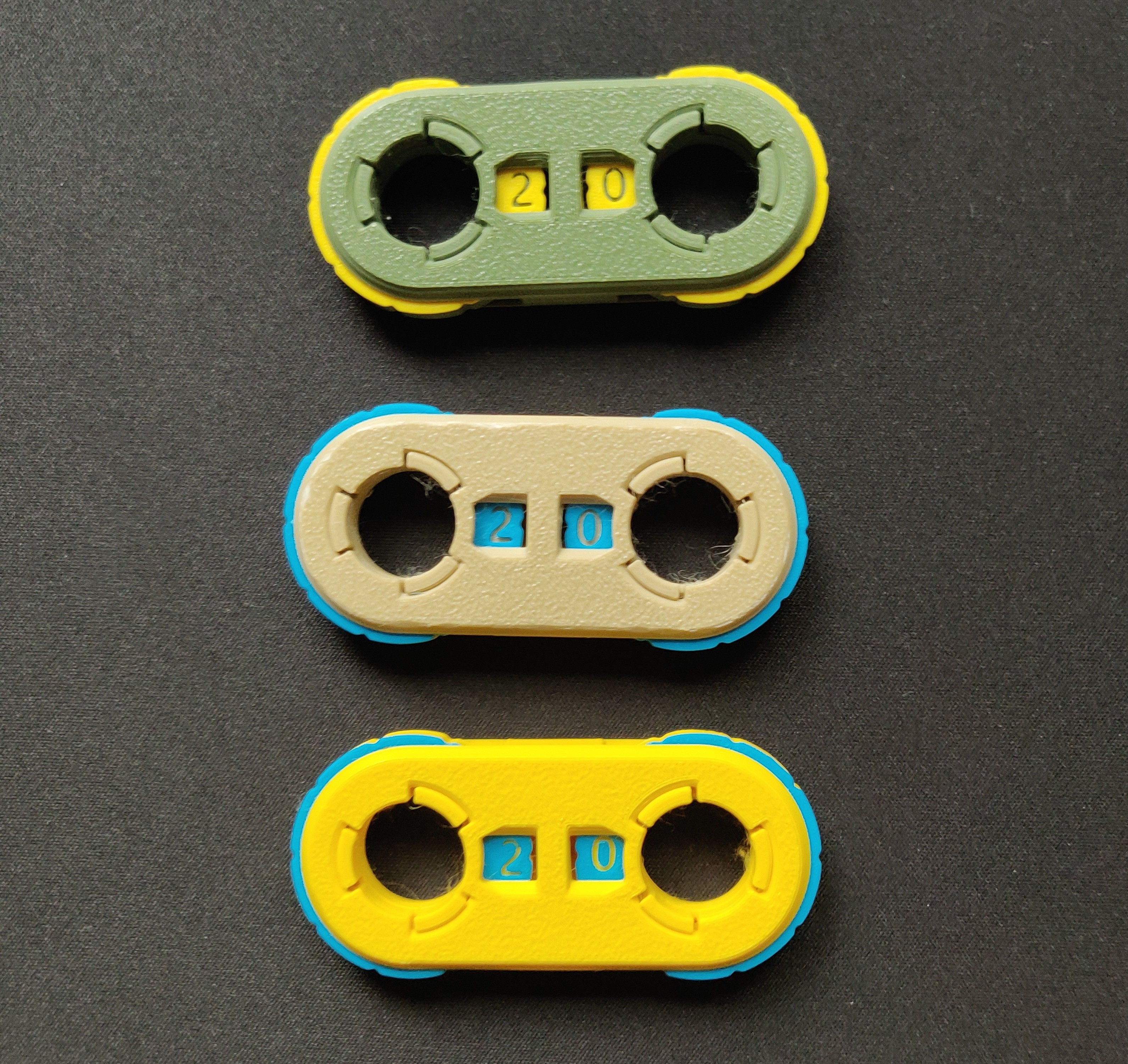 Clicky Counter with reversed wheels