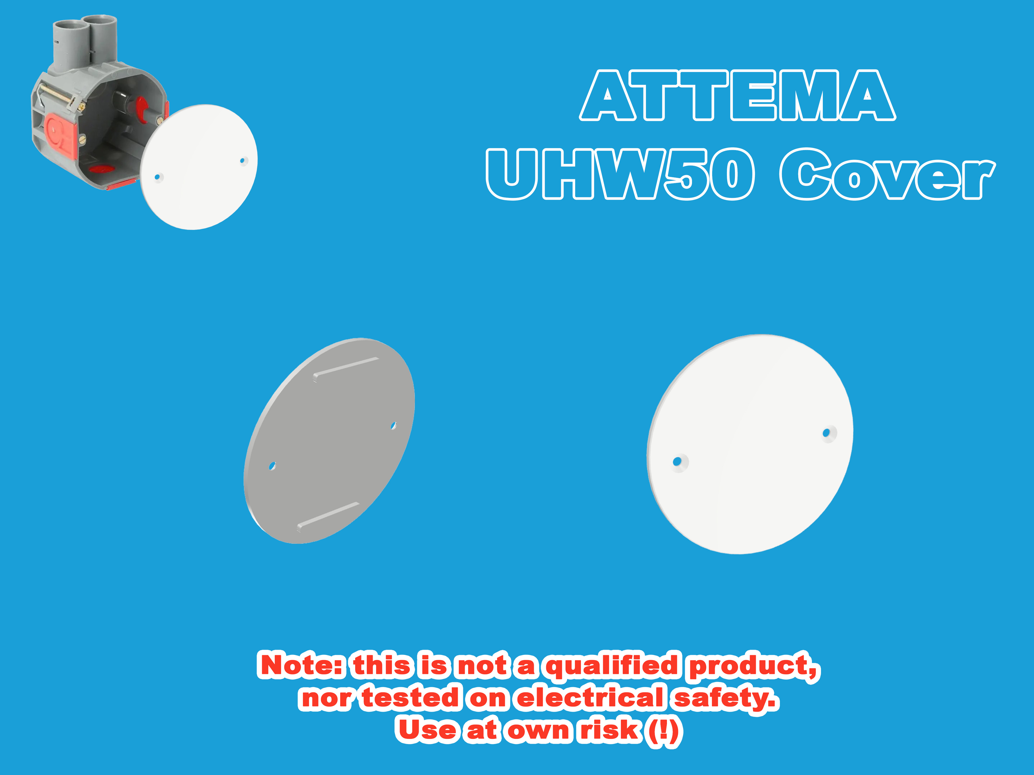 UHW50 (inbouwdoos) LID | DEKSEL 3D model