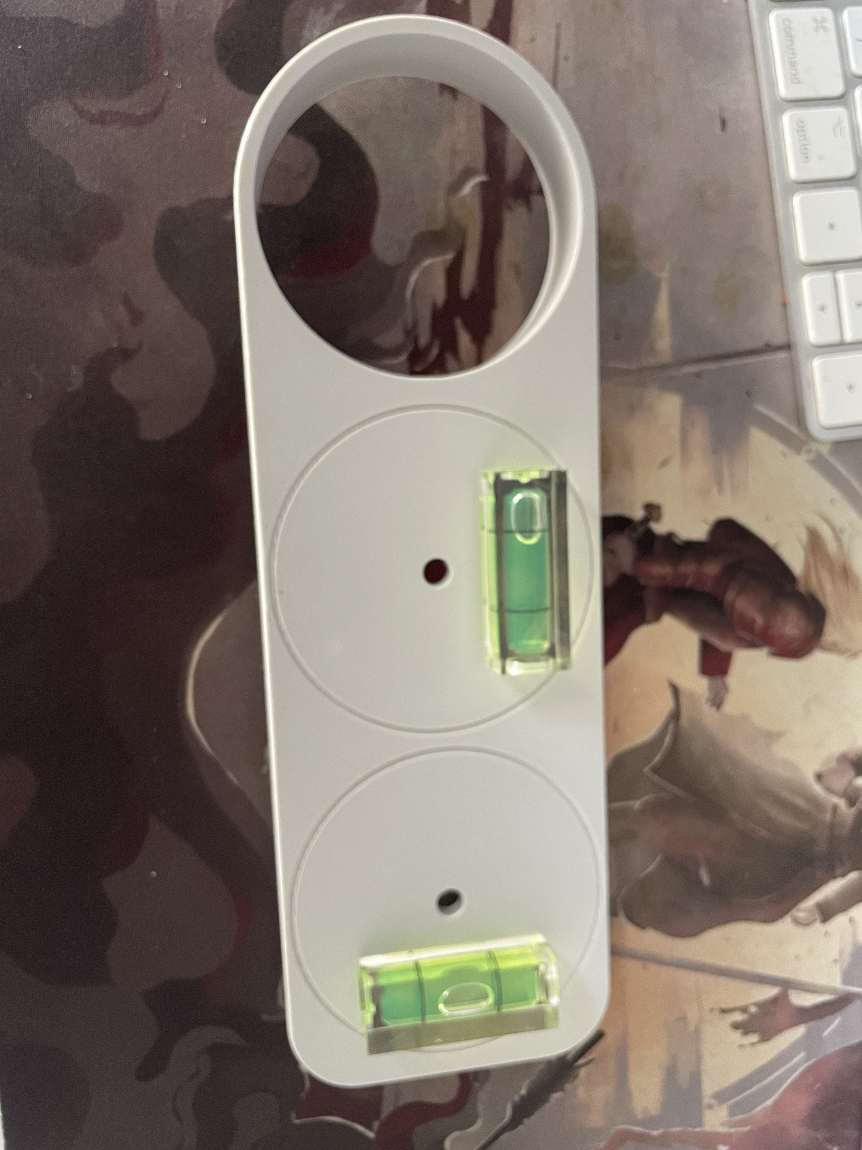 Wall Box Drilling Template  with bubble levels for Double or Triple Mounting (Starting from First 68mm Hole)