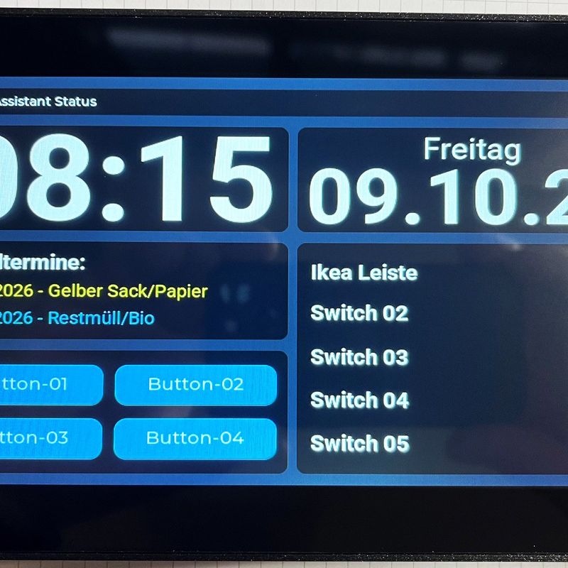 Wall Frame for Waveshare ESP32-S3-LCD-7 (also touch version) by boklu ...