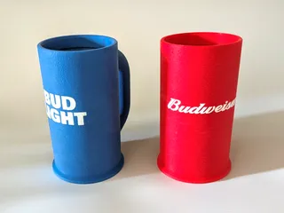 Budweiser and Bud Light Koozie