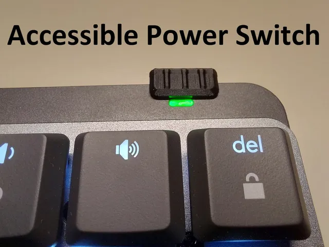 Accessible Power Switch - Logitech MX Mechanical