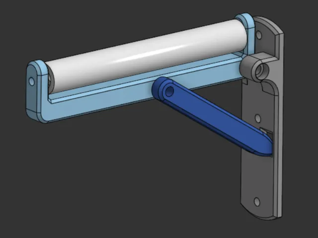 Foldable spool holdeer for Lemontron