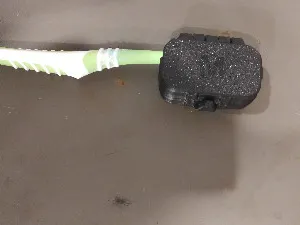 Toothbrush Travel Case With Text Print In Place