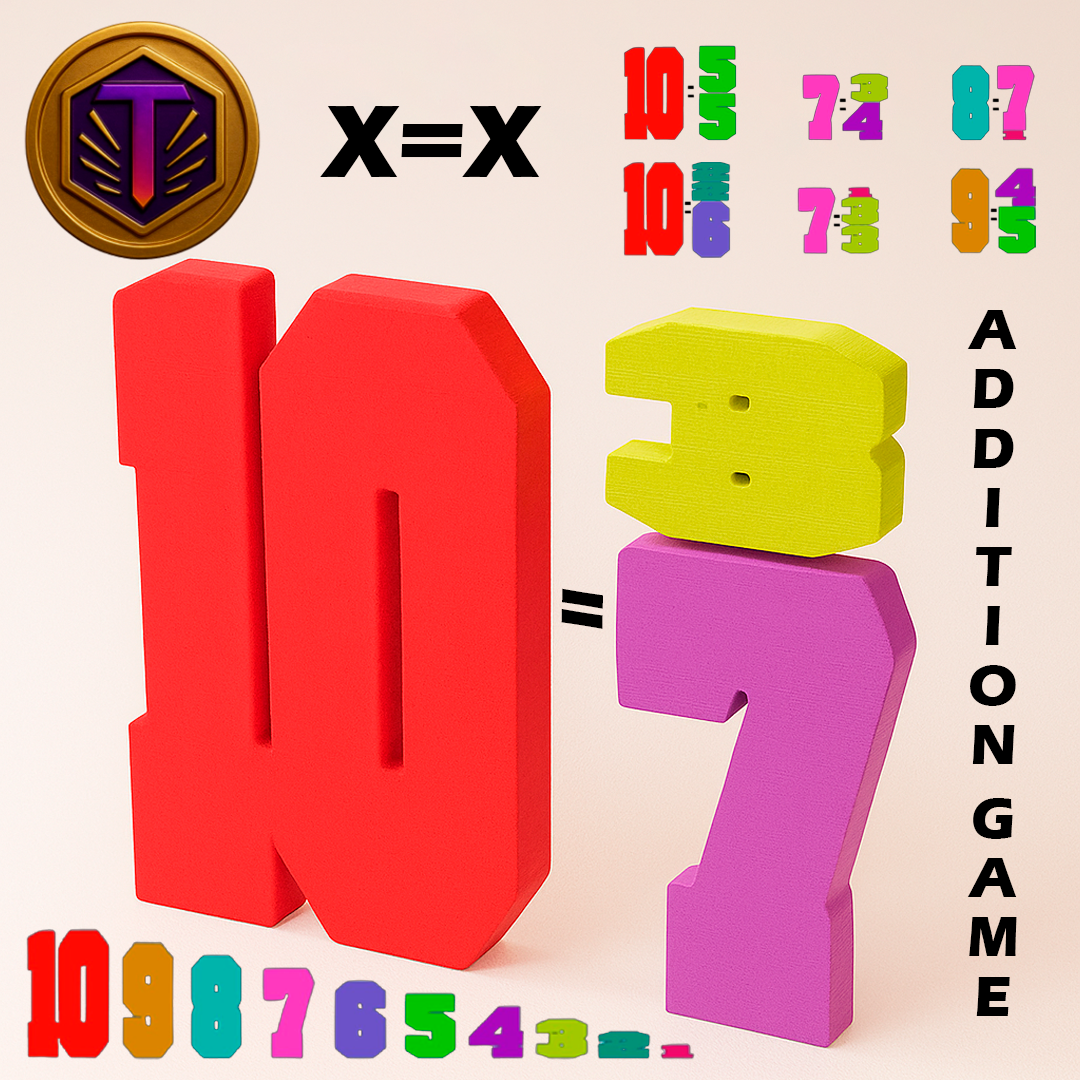 Game to learn colors and addition