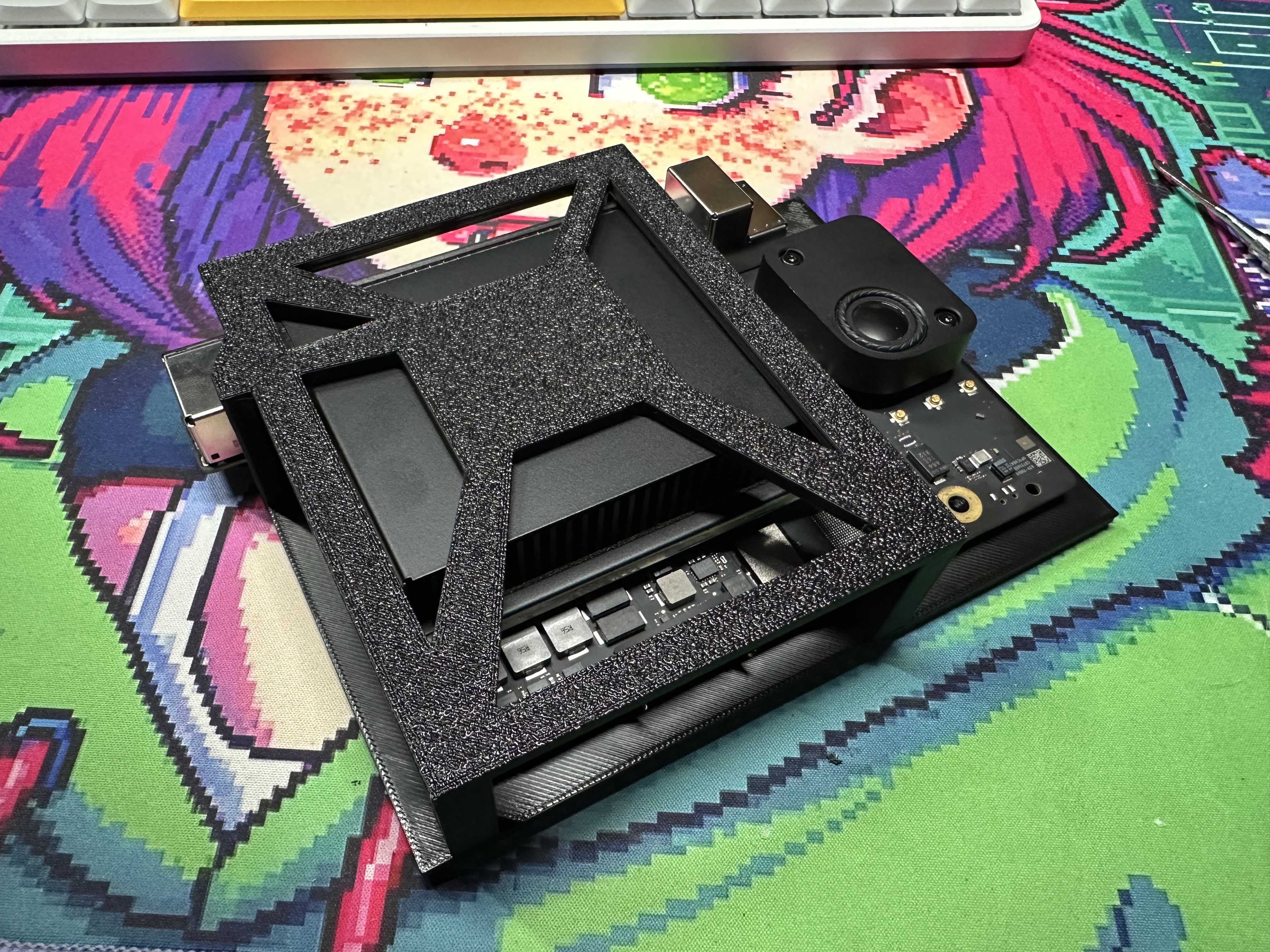 Prototype Frame for Mac Mini M2 Motherboard