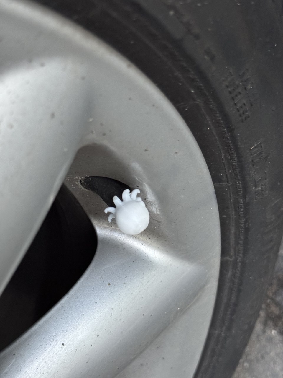 Cute octopus valve cap