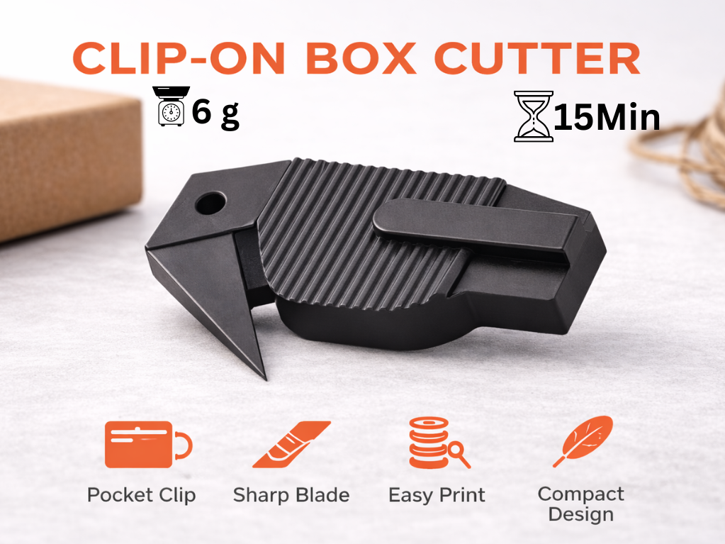 CLIP-ON BOX CUTTER