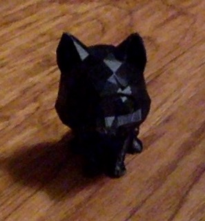 Cute low poly dog/German shepherd