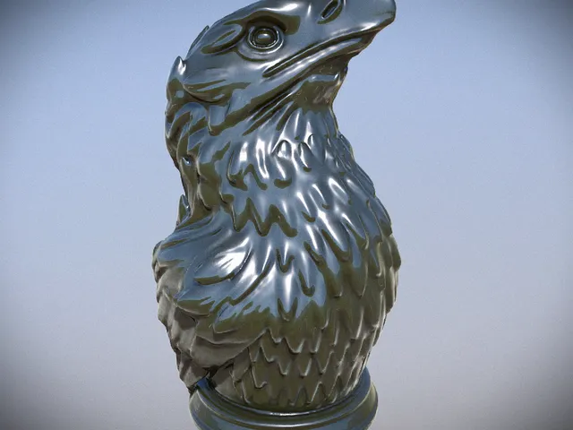 Eagle Bust 3D
