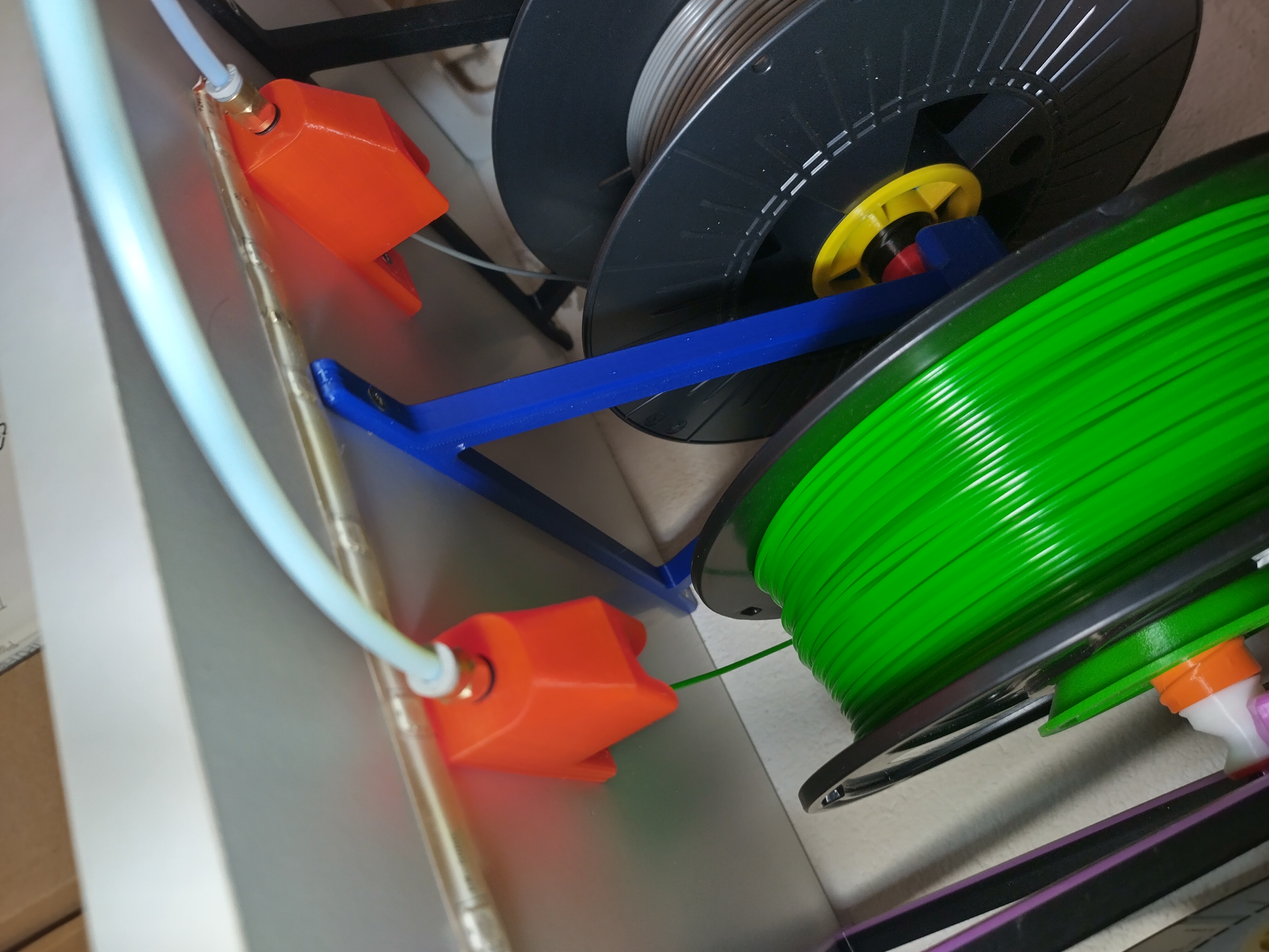 Filament Guide Wall or Shelf (by Nigeke)