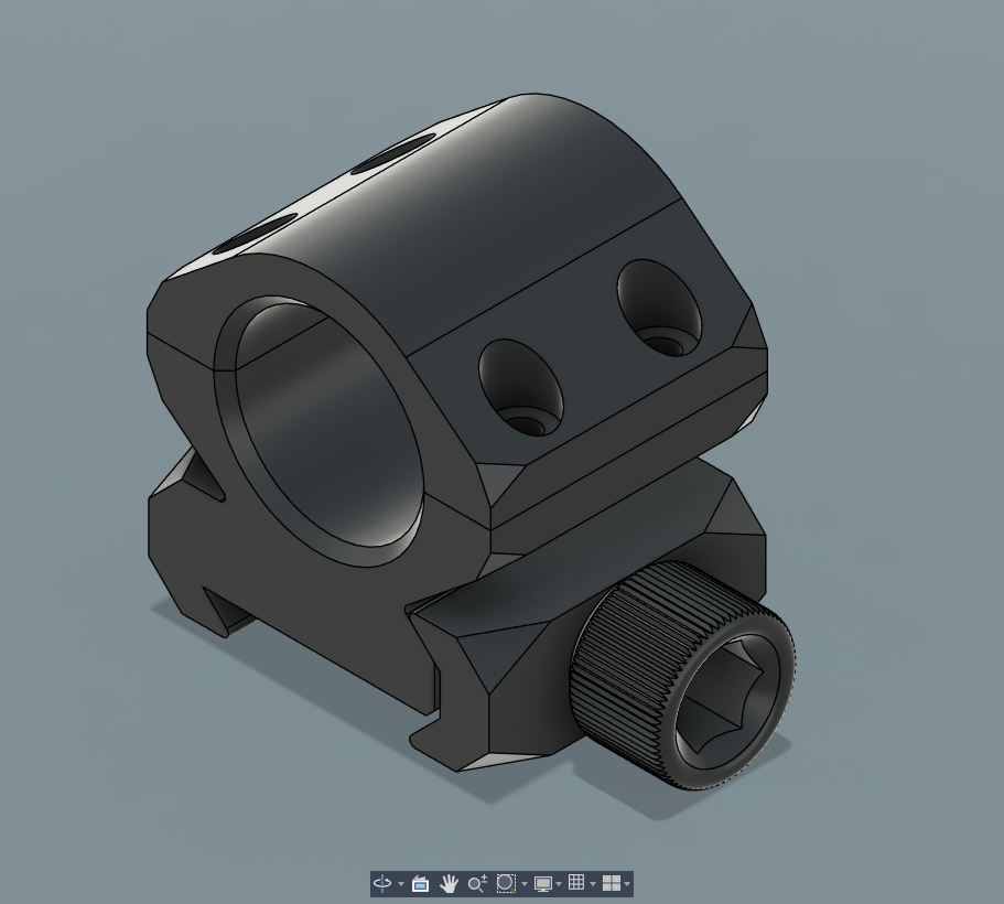 Parametric Flashlight Mount — thumbnail 2