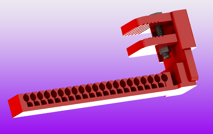 Miniatura 4 do modelo 3D Modular Cable Organizer – Adjustable Clip System