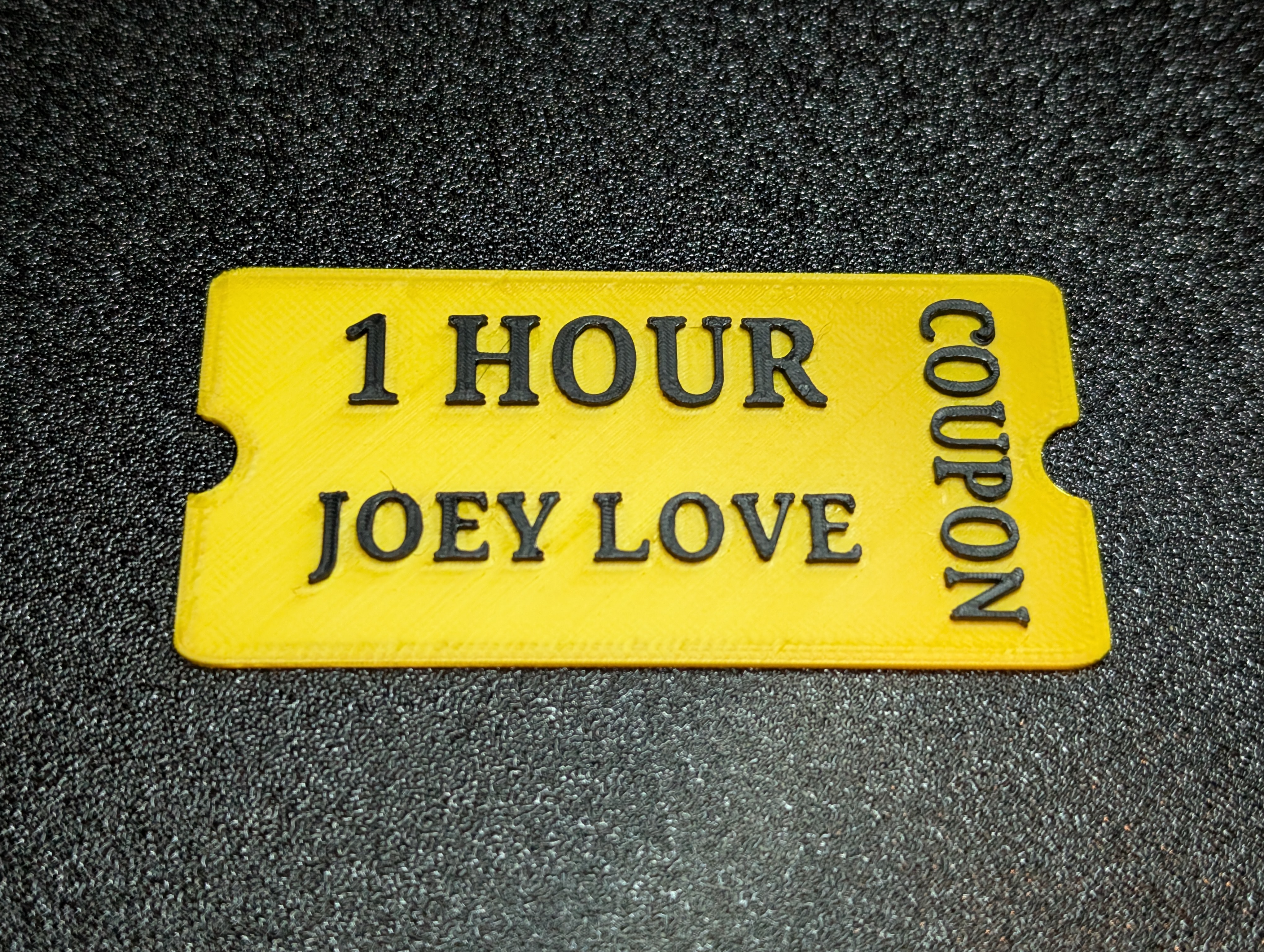 Coupon for Joey Love (Friends)