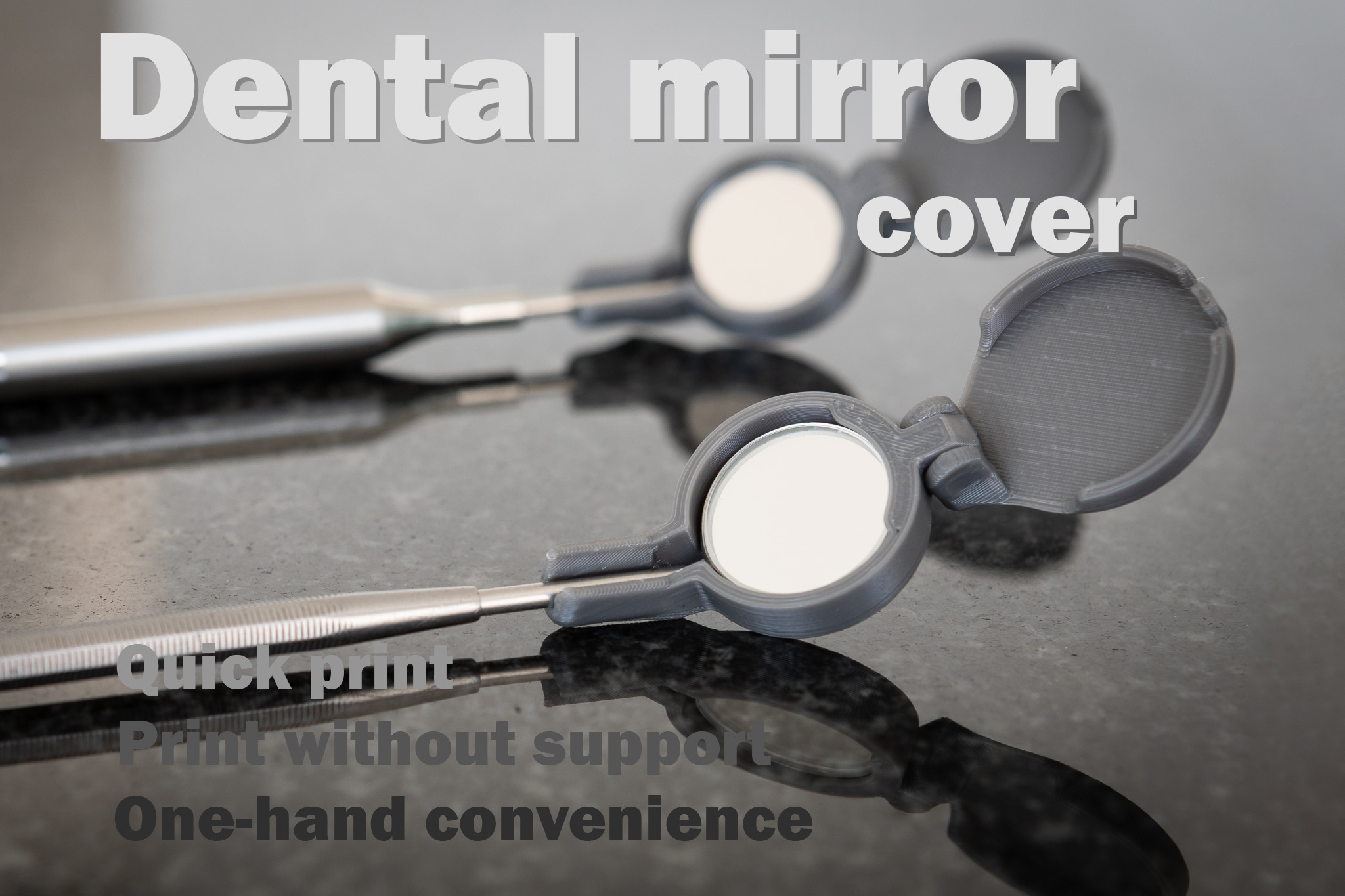 Dental mirror cover