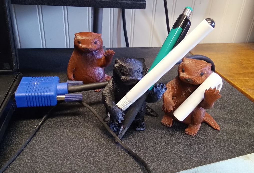 Little Helpers - Sea Otter Pen Holders, Etc.