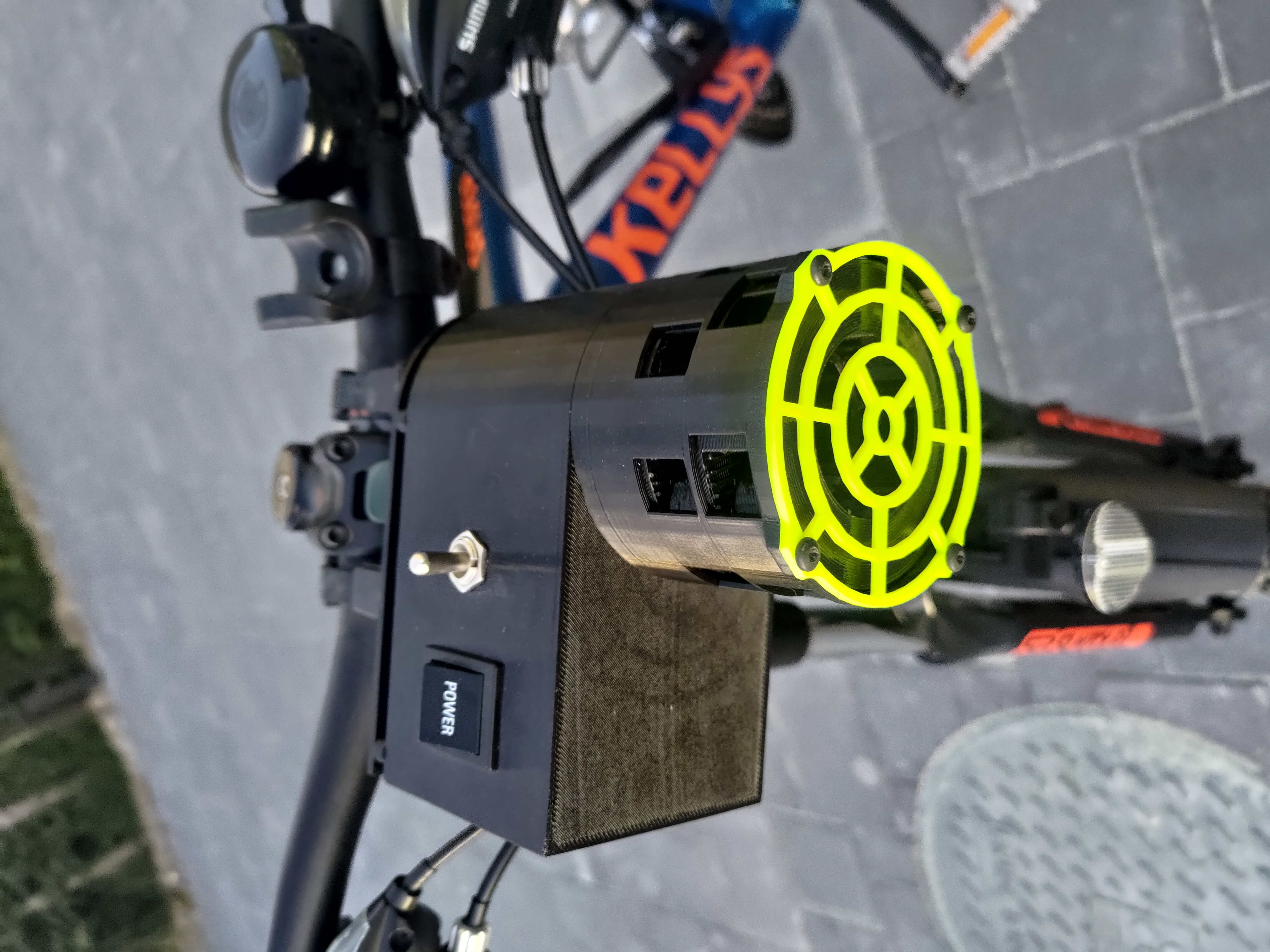 Air Raid Siren Horn (bike mounted)