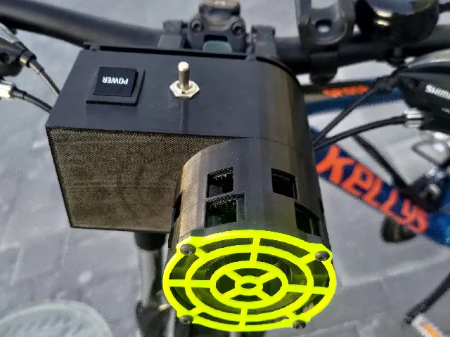 Air Raid Siren Horn (bike mounted)