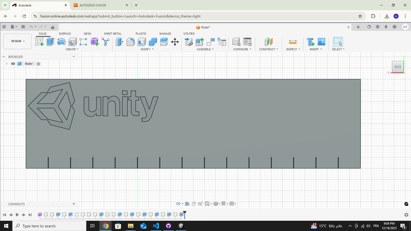 Unity Ruler