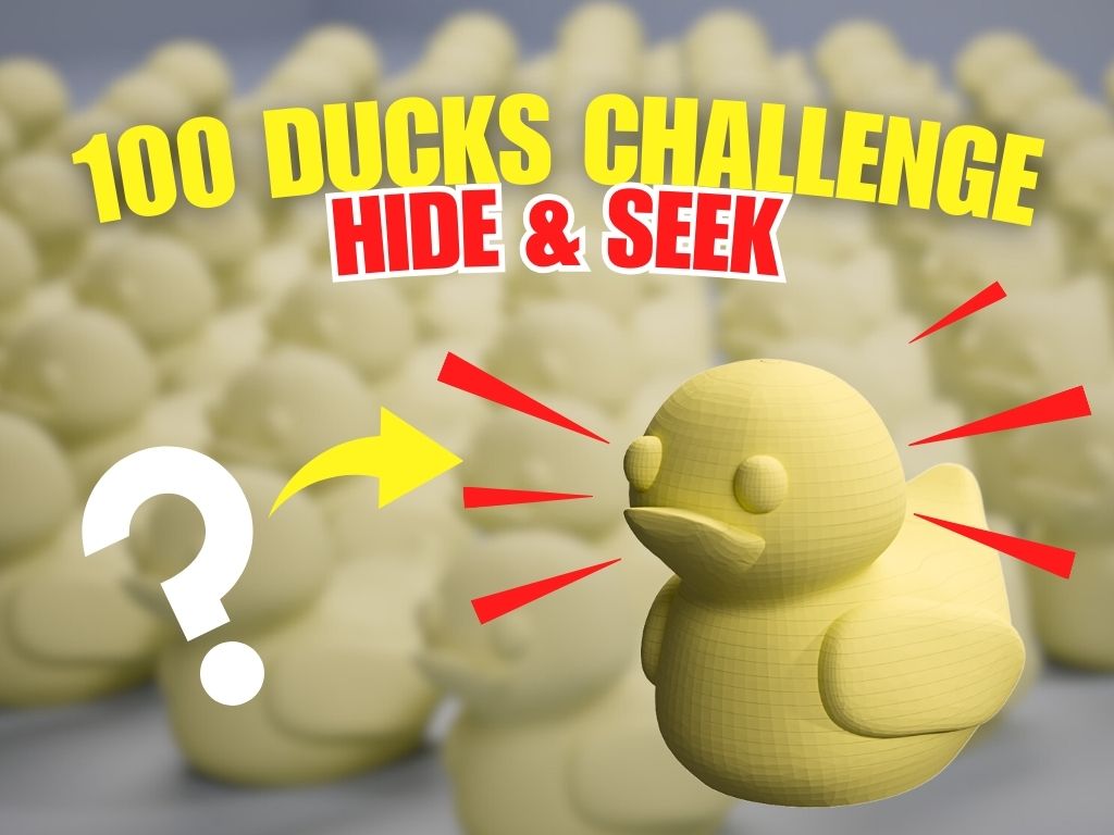 100 duck hunt – Hide and seek game