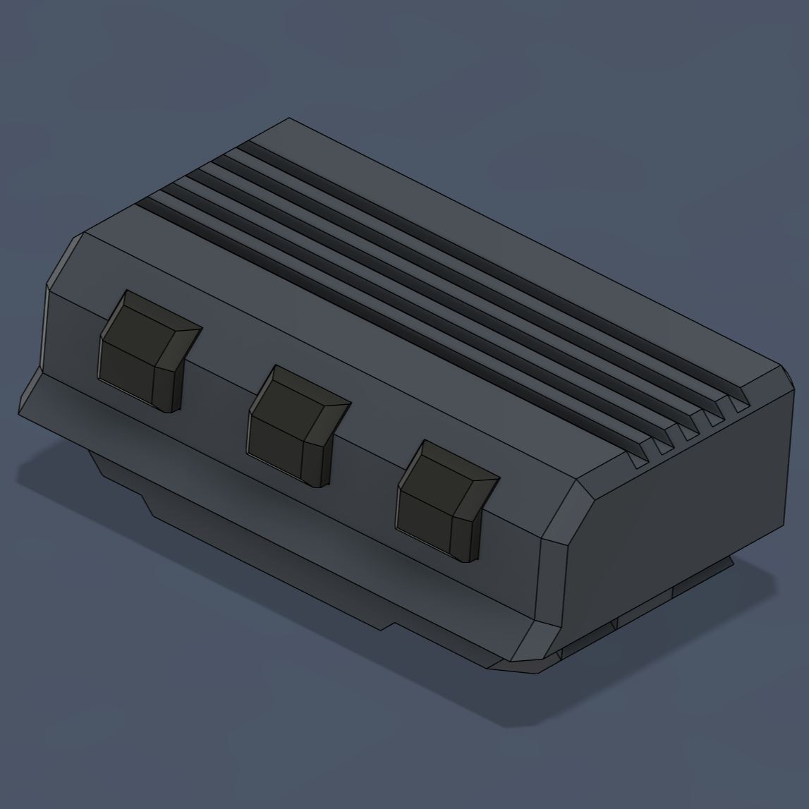 Miniatura 4 do modelo 3D Button Cap for User port  enclosure