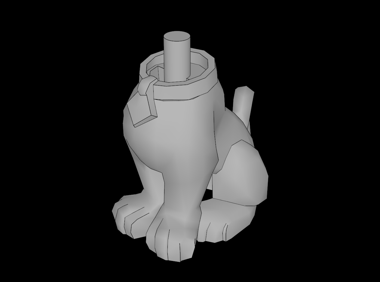 Lego Compatible (20690.dat) Animal Dog Sitting Great Dane Body