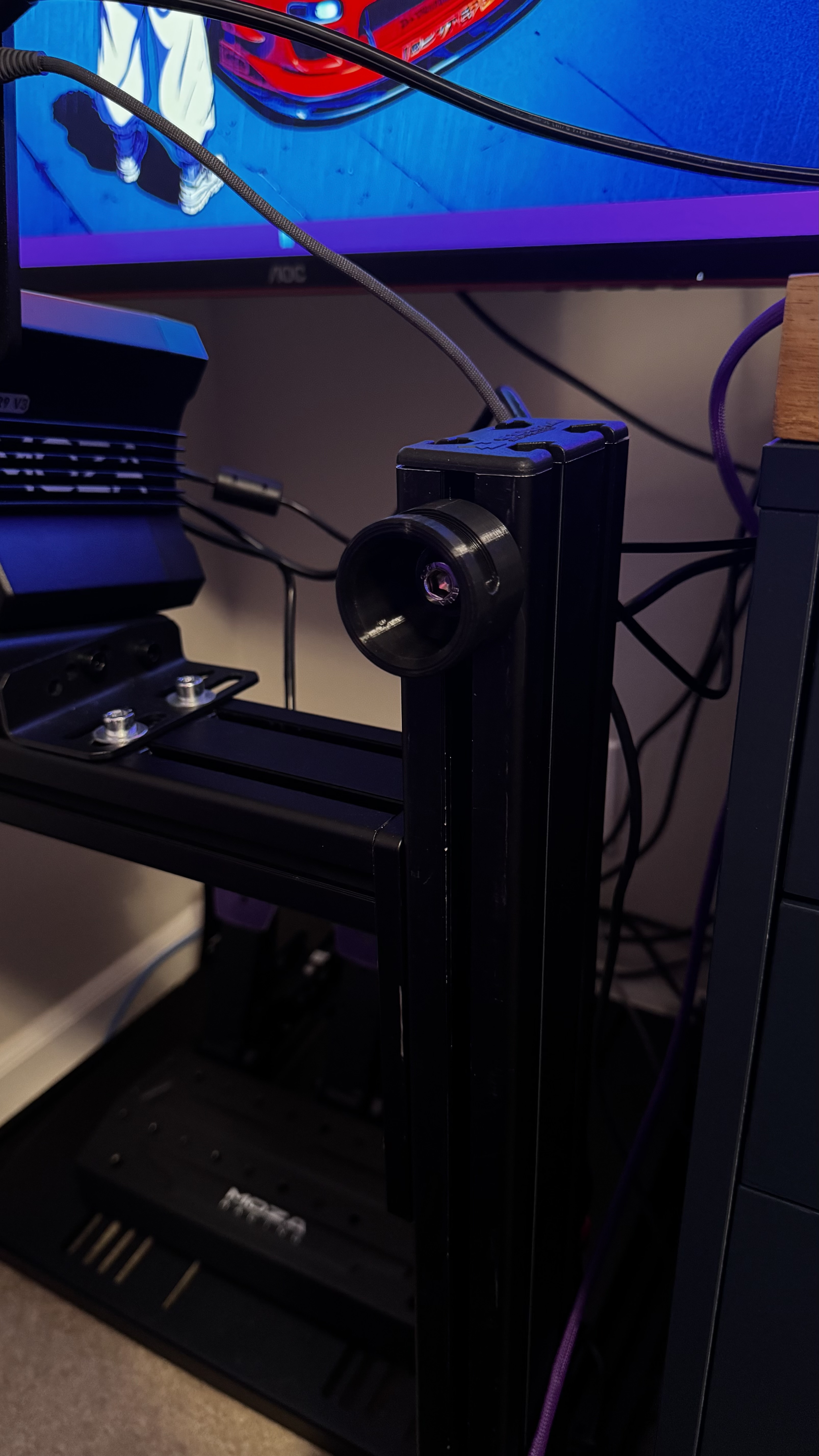 NRG/Moza/D2 style QR wall or rig mount