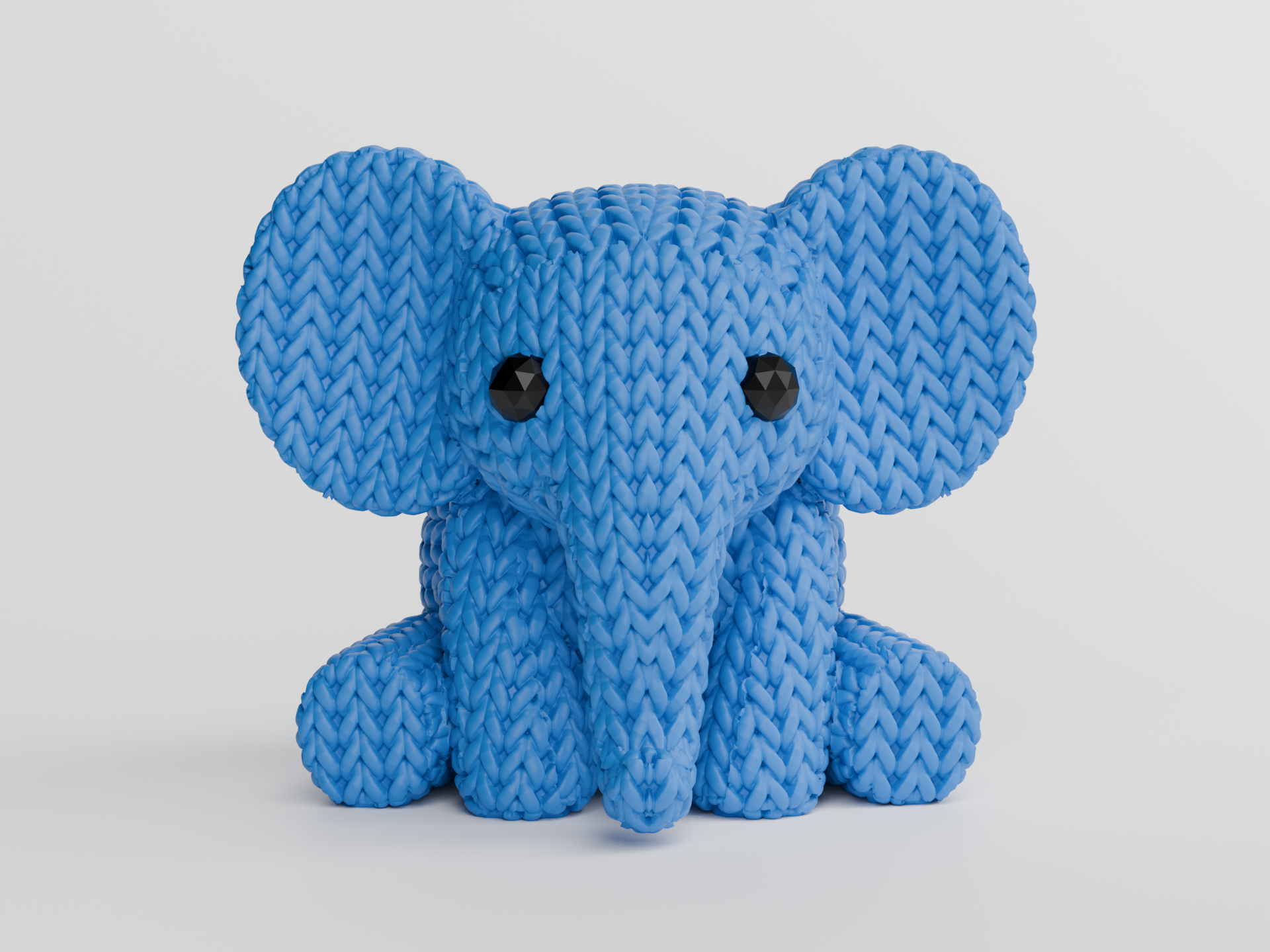 Knitted Elephant