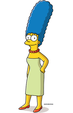 Marge Simpson (STL & Multicolor 3MF)
