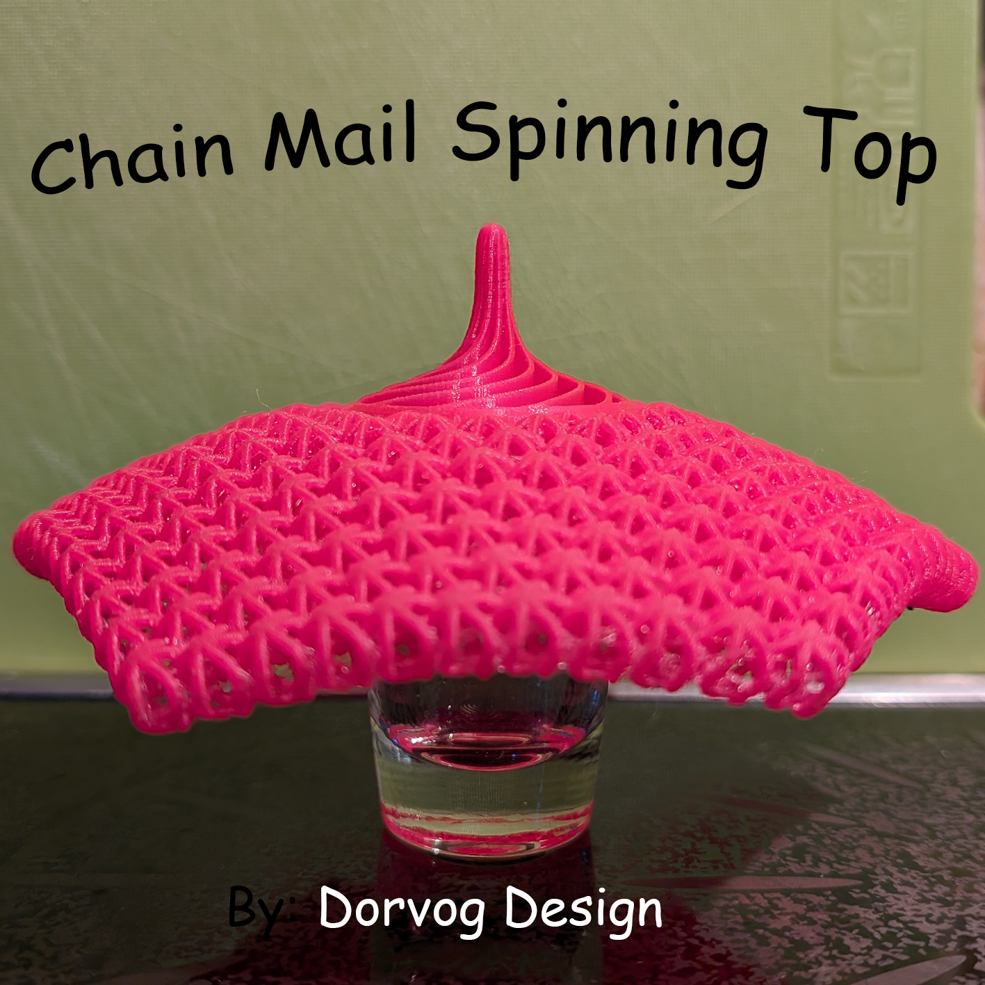 Chain-Mail Skirted Spinning Top