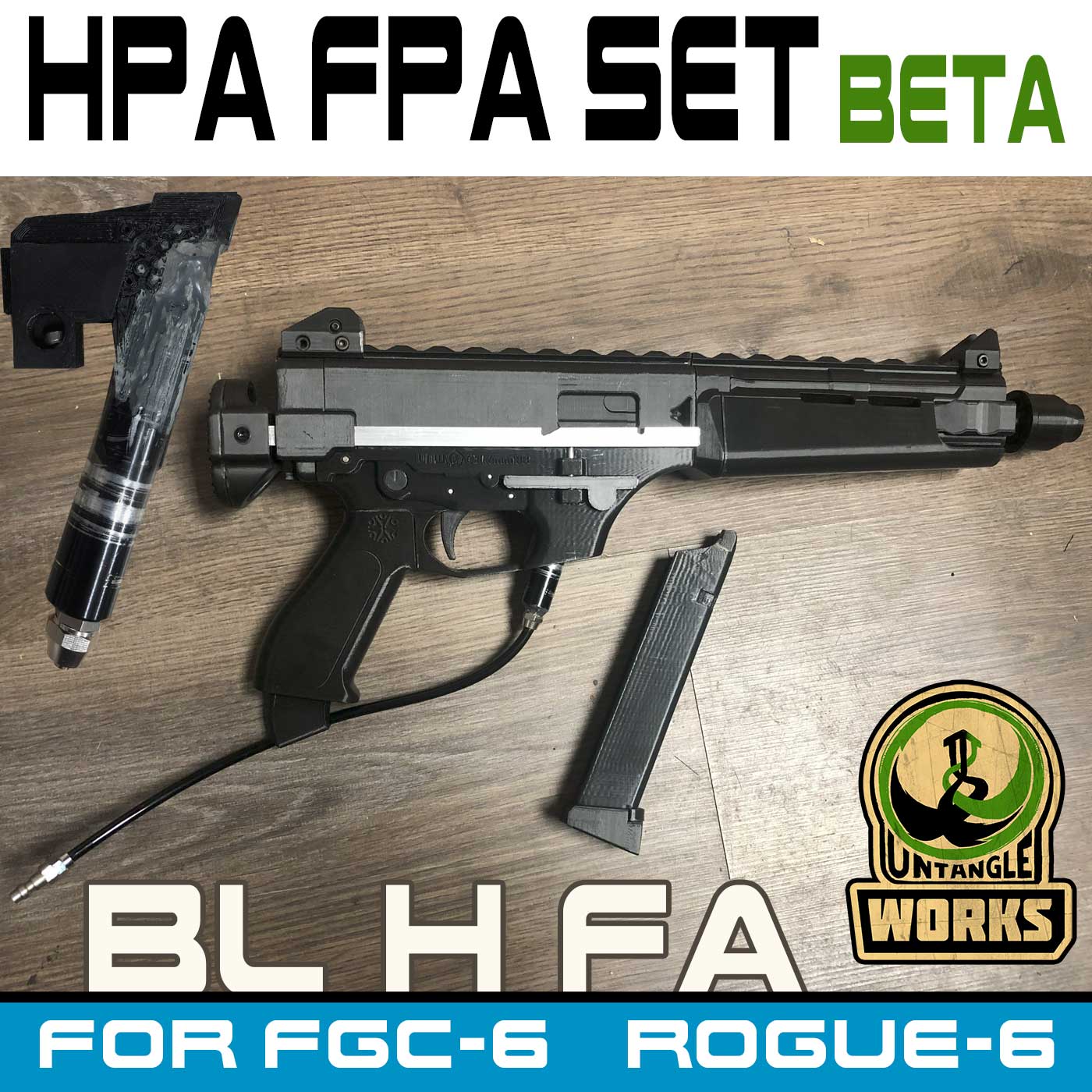DIY HPA Fire Pin assembly Beta for the FGC-6, Partisan-6 and rouge-6 : beta set