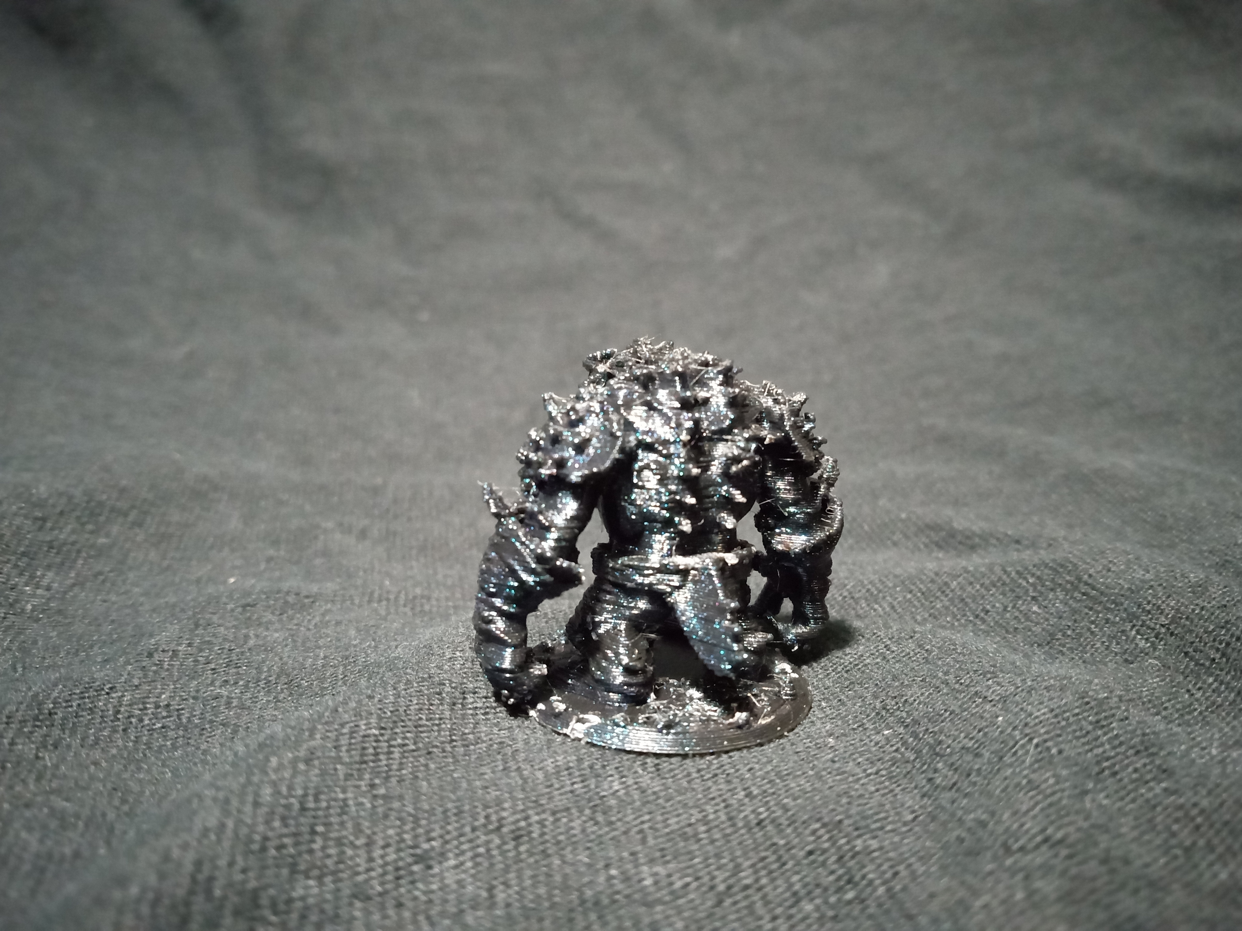 Miniatura 3 do modelo 3D Snarling Lizardman