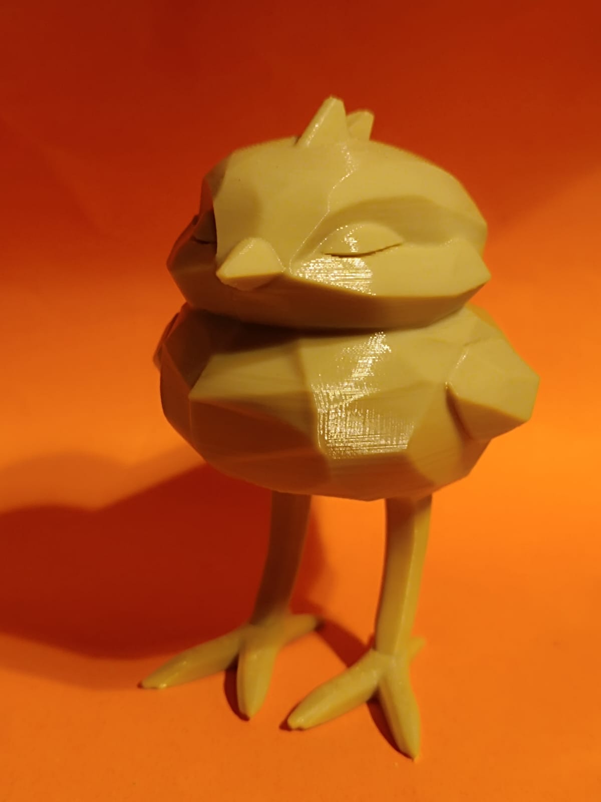 Easter Chick Cute Low Poly Design