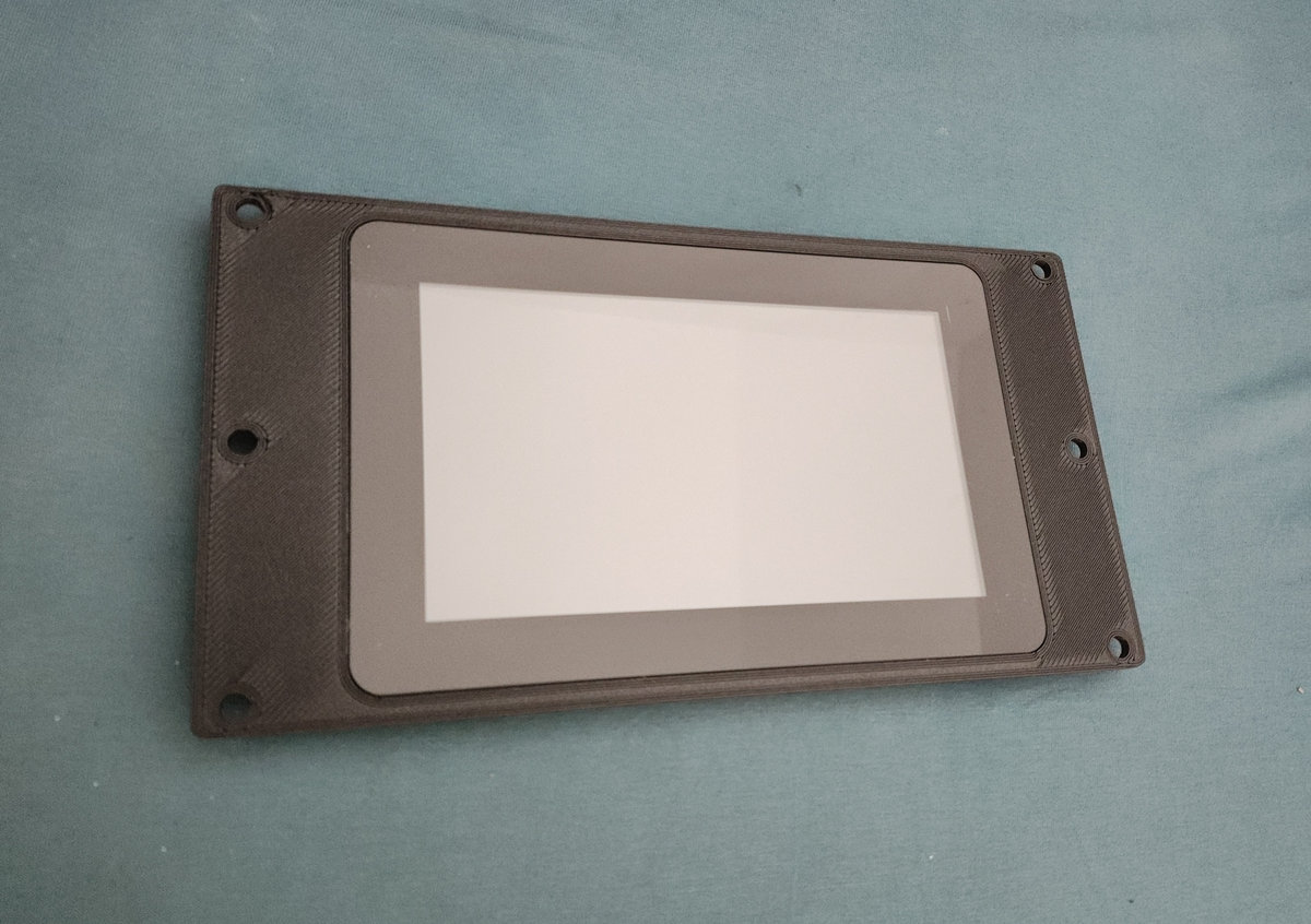 Display-Holder for 10″ Rack (RaspberryPi Touch Display 2)