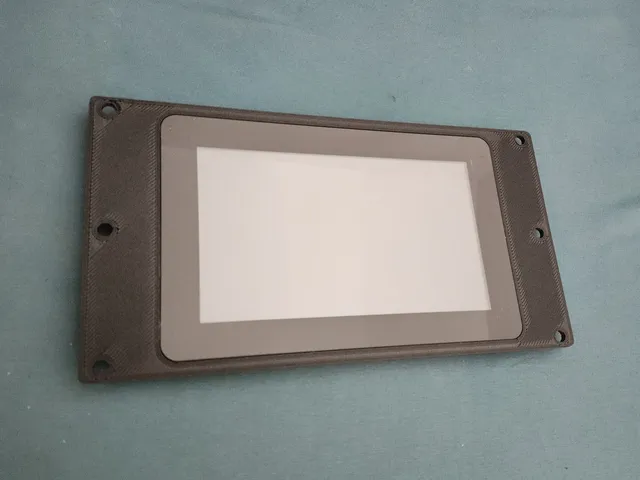 "RaspberryPi Touch Display 2"-Holder for 10″ Rack